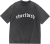 WASHED THERLBRED HEAVYWEIGHT T-SHIRT - CHARCOAL